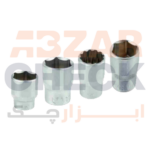 بکس 1/2 سفید 6 پر کوتاه 27 TOPEX