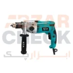 دریل 13 چکشی گیربکسی دو دور 1100 وات STA ID34-13