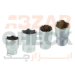 بکس 1/2 سفید 6 پر کوتاه 30 TOPEX